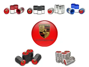Porsche Cappelli valvola Auto Look Standard